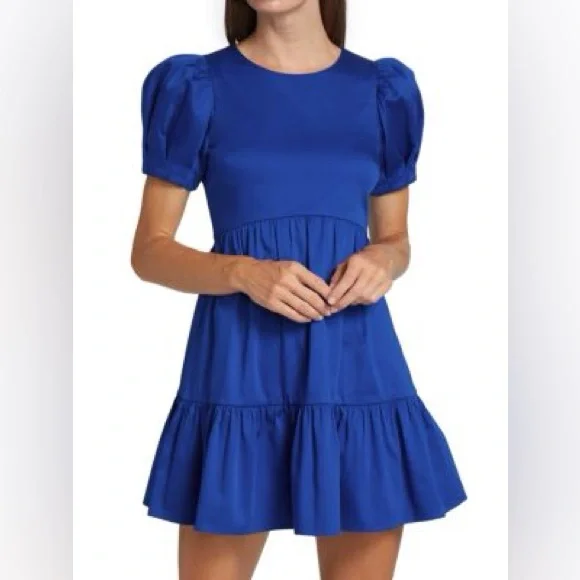 Alice + Olivia Royal Ann Tiered Mini Dress - Picture 1 of 4